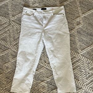 Talbots Flawless White Crop Pants